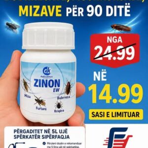 Zinon EW – Insekticid për Eliminimin e Buburrecave, Milingonave dhe Insekteve