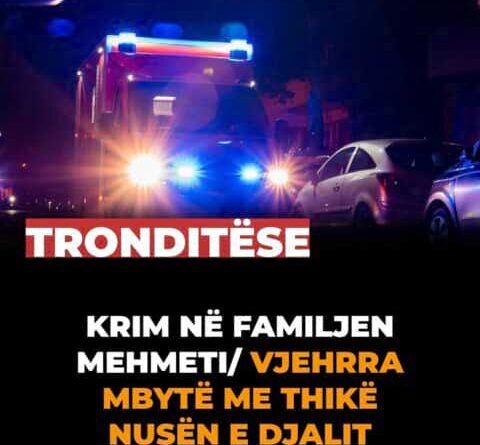 Krim në familjen Mehmeti/ Vjehrra mbytë me thikë nusën e djalit
