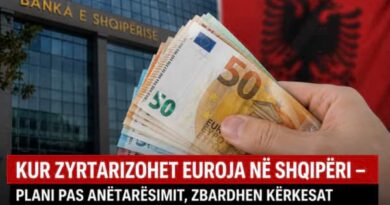 Kur zyrtarizohet euroja në Shqipëri – Plani pas anëtarësimit, zbardhen kërkesat për Bankën e Shqipërisë