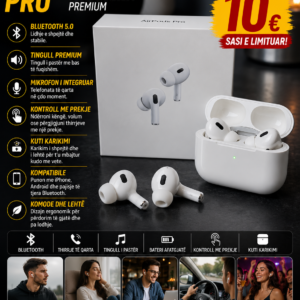 🎧✨ AirPods Pro – Kufje Wireless me Tingull Premium!