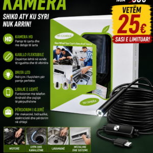 📷🔧 HD Endoskop Kamera – Shiko Aty Ku Syri Nuk Arrin!