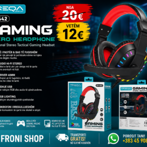 🎧🔥 Gaming Headset TREQA XH-642 – Zëri që të fut në lojë! 🎮