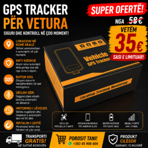 📍🚗 GPS Tracker për Veturë – Siguri dhe Kontroll 24/7!