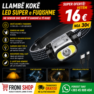 🔦🔥 Llambë Koke LED – Super e Fuqishme me Sensor!