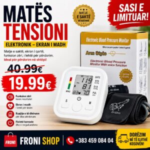 Matës Elektronik i Tensionit – Ekran i Madh me Funksion Zëri