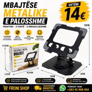 💻📱 Mbajtëse Metalike e Palosshme – Praktike për çdo pajisje! 🔥