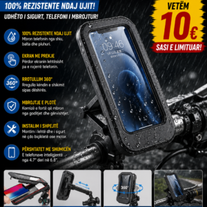 🚴📱 Mbajtëse Telefoni për Biçikletë/Motor – Rezistente ndaj Ujit!