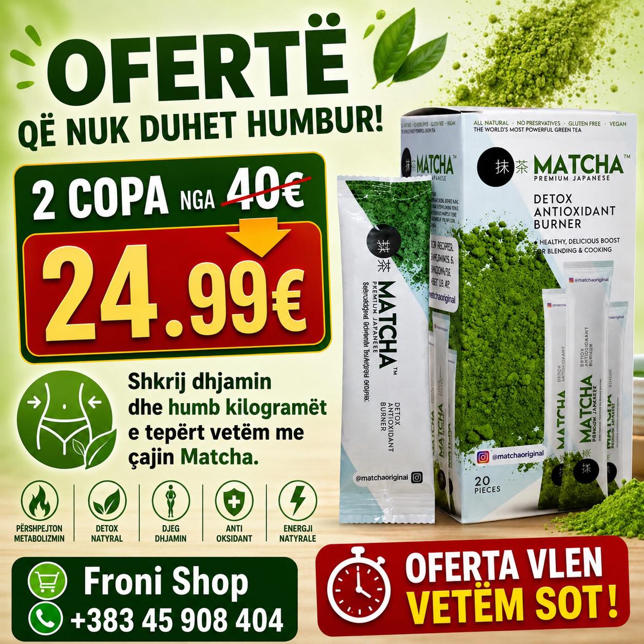 Matcha Premium Japanese – Shije shëndetin çdo ditë!