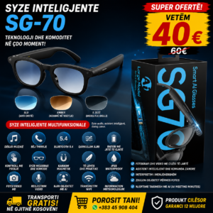 🕶️🤖 Syze Inteligjente SG-70 – Teknologjia e së Ardhmes në Sytë Tuaj!
