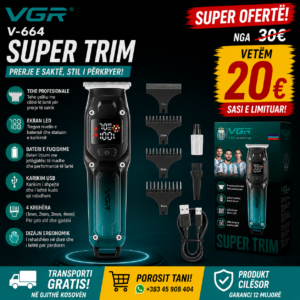 ✂️🔥 VGR V-664 Super Trim – Trimmer Profesional për Prerje Perfekte!