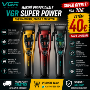 ✂️🔥 VGR Super Power – Makinë Profesionale për Prerje!